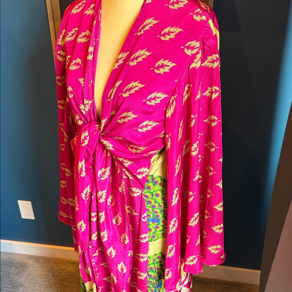 Kantha Bae peacock Spellbound Kimono